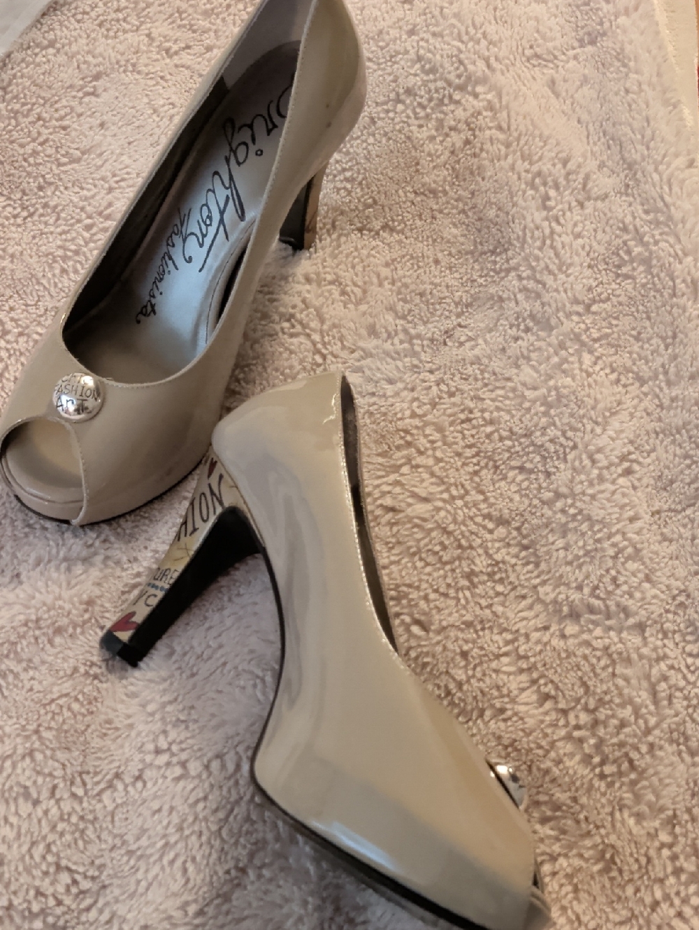 Brighton Peep-Toe Heels